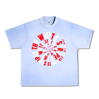 Grape Ice White Stripes Urban Heavy Tee - linhVisuals