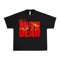 Black the walking dead blood Urban Heavy Tee - linhVisuals