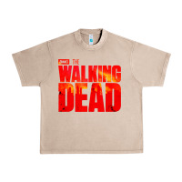 French Oak the walking dead blood Urban Heavy Tee - linhVisuals