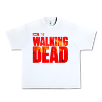 White the walking dead blood Urban Heavy Tee - linhVisuals