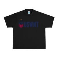 Black uswnt champion Urban Heavy Tee - linhVisuals