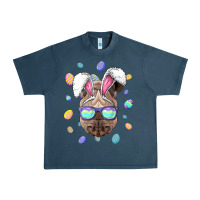 Midnight Navy rhino easter bunny ears funny easter eggs hunting sweatshirt Urban Heavy Tee - linhVisuals