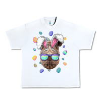 White rhino easter bunny ears funny easter eggs hunting sweatshirt Urban Heavy Tee - linhVisuals
