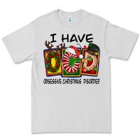 Dove Grey I Have Obsessive Christmas Disorder Premium Tee - FaDigitalArtStudio