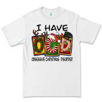 White I Have Obsessive Christmas Disorder Premium Tee - FaDigitalArtStudio