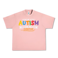 Salmon someone with autism makes me proud Urban Heavy Tee - linhVisuals