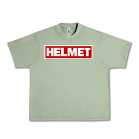 Oil Green Meantime Helmet Urban Heavy Tee - linhVisuals
