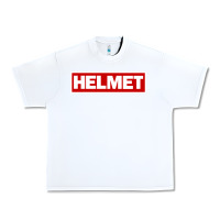 White Meantime Helmet Urban Heavy Tee - linhVisuals