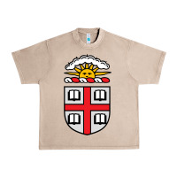 French Oak brown university coat of arms Urban Heavy Tee - linhVisuals
