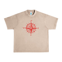 French Oak compass Urban Heavy Tee - linhVisuals