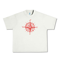 Pistachio compass Urban Heavy Tee - linhVisuals