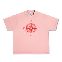Salmon compass Urban Heavy Tee - linhVisuals