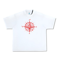 White compass Urban Heavy Tee - linhVisuals