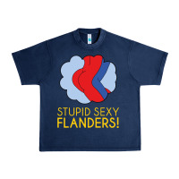 Navy stupid sexy flanders! Urban Heavy Tee - linhVisuals