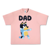Salmon Bluey Dad Urban Heavy Tee - linhVisuals