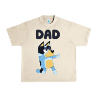 Sandshell Bluey Dad Urban Heavy Tee - linhVisuals