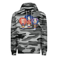 Slate Camo usa air balloon gnomies Premium Hoodie - BarkalooDesign