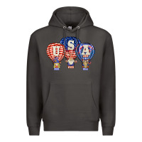 Smoke usa air balloon gnomies Premium Hoodie - BarkalooDesign