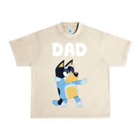 Sandshell Bluey Dad Urban Heavy Tee - linhVisuals