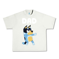 Pistachio Bluey Dad Urban Heavy Tee - linhVisuals