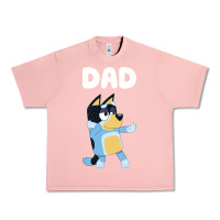 Salmon Bluey Dad Urban Heavy Tee - linhVisuals