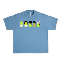 Pebble Blue newbobs burgers Urban Heavy Tee - linhVisuals
