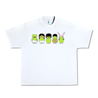 White newbobs burgers Urban Heavy Tee - linhVisuals