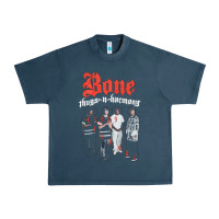 Midnight Navy newbone thugs n harmony Urban Heavy Tee - linhVisuals