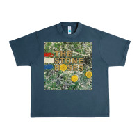 Midnight Navy the stone roses Urban Heavy Tee - linhVisuals