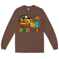 Chestnut i'm 2 and digging it Long Sleeve Tee - Artiststas