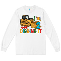 White i'm 2 and digging it Long Sleeve Tee - Artiststas