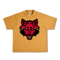 Peanut Butter DEVIL - RED WOLVES FOOTBALL SOCCER STATE MEN Urban Heavy Tee - linhVisuals