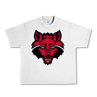 Lunar Rock DEVIL - RED WOLVES FOOTBALL SOCCER STATE MEN Urban Heavy Tee - linhVisuals