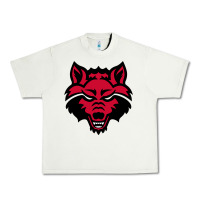 Pistachio DEVIL - RED WOLVES FOOTBALL SOCCER STATE MEN Urban Heavy Tee - linhVisuals