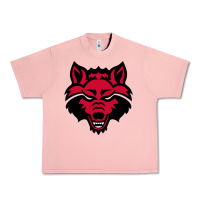 Salmon DEVIL - RED WOLVES FOOTBALL SOCCER STATE MEN Urban Heavy Tee - linhVisuals