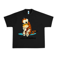 Black newcalvin and hobbes [tyellow] Urban Heavy Tee - linhVisuals