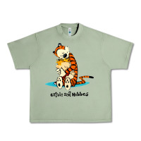 Oil Green newcalvin and hobbes [tyellow] Urban Heavy Tee - linhVisuals