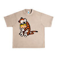 French Oak newcalvin and hobbes 04 Urban Heavy Tee - linhVisuals