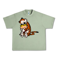 Oil Green newcalvin and hobbes 04 Urban Heavy Tee - linhVisuals