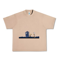 Burro newcalvin and hobbes night star tardis Urban Heavy Tee - linhVisuals