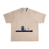 French Oak newcalvin and hobbes night star tardis Urban Heavy Tee - linhVisuals