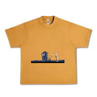 Peanut Butter newcalvin and hobbes night star tardis Urban Heavy Tee - linhVisuals