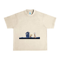 Sandshell newcalvin and hobbes night star tardis Urban Heavy Tee - linhVisuals