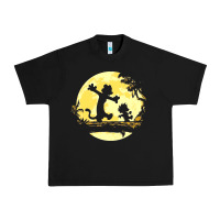 Black newcalvin and hobbes no worries Urban Heavy Tee - linhVisuals