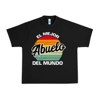 Black el mejor abuelo del mundo grandfather sweatshirt Urban Heavy Tee - linhVisuals