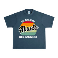 Midnight Navy el mejor abuelo del mundo grandfather sweatshirt Urban Heavy Tee - linhVisuals