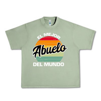 Oil Green el mejor abuelo del mundo grandfather sweatshirt Urban Heavy Tee - linhVisuals