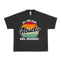 Pigment Black el mejor abuelo del mundo grandfather sweatshirt Urban Heavy Tee - linhVisuals