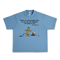 Pebble Blue newcalvin and hobbes quote 10 Urban Heavy Tee - linhVisuals