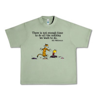 Oil Green newcalvin and hobbes quote 10 Urban Heavy Tee - linhVisuals